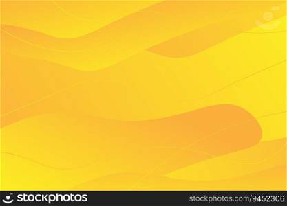 Yellow background with dynamic abstract shapes