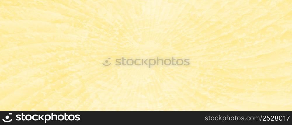 Yellow background with scuffing and rays coming out of the middle.
