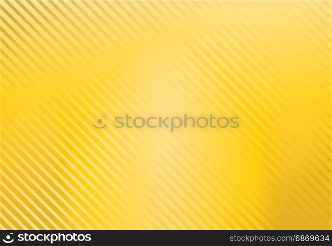 Yellow background with stripe pattern, Vector Illustration