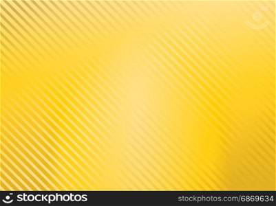 Yellow background with stripe pattern, Vector Illustration