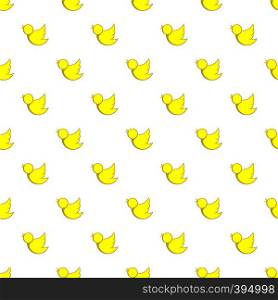 Yellow bird pattern. Cartoon illustration of yellow bird vector pattern for web. Yellow bird pattern, cartoon style