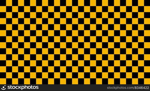 Yellow black square checkered, check flag pattern grid texture checkerboard