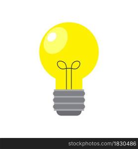 Yellow bulb icon. Yellow glass. Idea sign. Innovation technology. Business concept. Vector illustration. Stock image. EPS 10.. Yellow bulb icon. Yellow glass. Idea sign. Innovation technology. Business concept. Vector illustration. Stock image.