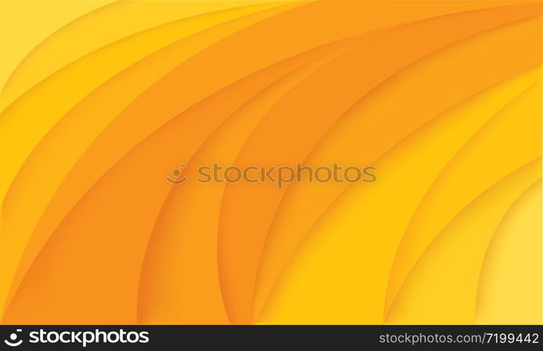 yellow curve background vector illustration EPS10