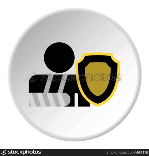 Yellow file folder icon in flat circle isolated on white vector illustration for web. Yellow file folder icon circle