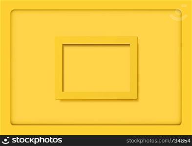 Yellow Frames on Yellow Background