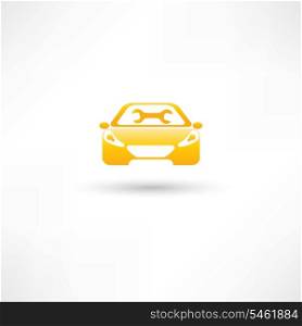 yellow front car