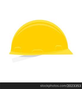 Yellow helmet or construction hardhat.