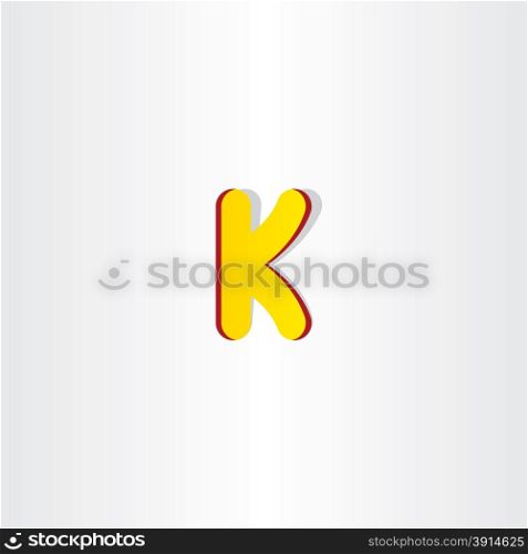 yellow letter k logo symbol design