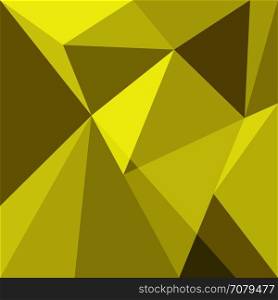 Yellow low poly design element background, stock vector