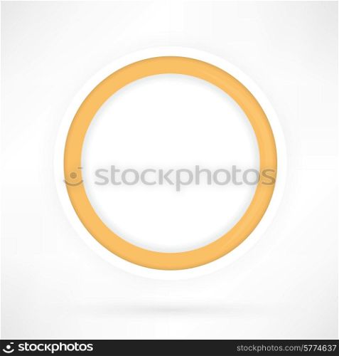 yellow paper circle