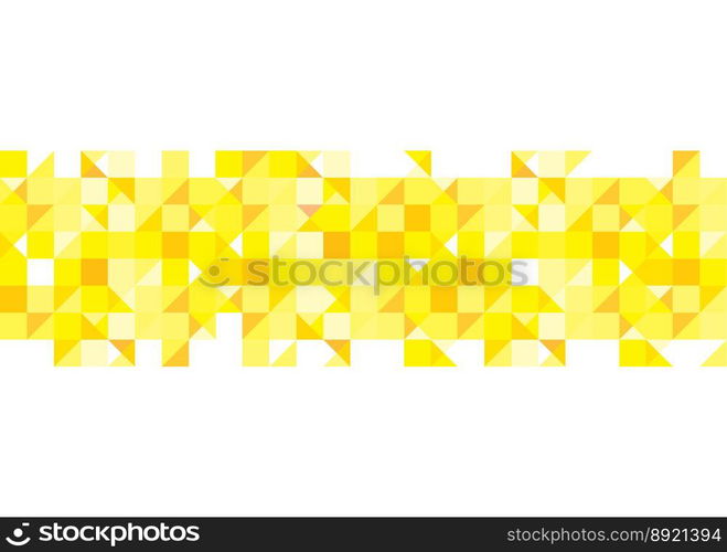 Yellow pattern background vector image