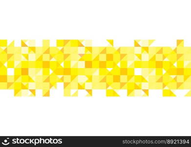 Yellow pattern background vector image