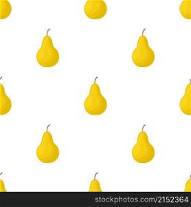 Yellow pear pattern seamless background texture repeat wallpaper geometric vector. Yellow pear pattern seamless vector