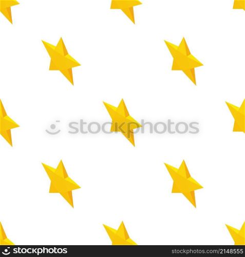 Yellow star pattern seamless background texture repeat wallpaper geometric vector. Yellow star pattern seamless vector