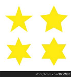 Yellow stars icon set. Hand drawn art. Design element. Different simple flat pictures. Vector illustration. Stock image. EPS 10.. Yellow stars icon set. Hand drawn art. Design element. Different simple flat pictures. Vector illustration. Stock image.