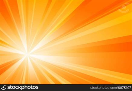 Yellow sun background. Yellow sun background. Sunburst or orange sunshine bright vector illustration