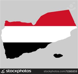 Yemen map flag vector illustration Eps 10.. Yemen map flag vector illustration Eps 10