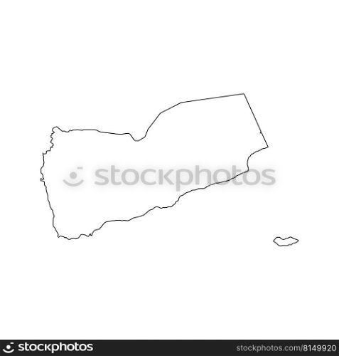Yemen map icon vector illustration design