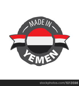 Yemeni flag, vector illustration on a white background. Yemeni flag, vector illustration on a white background.