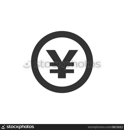 Yen Sign Logo Template Illustration Design. Vector EPS 10.
