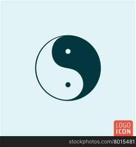Ying Yang icon. Ying Yang icon. Ying Yang icon. Ying Yang logo. Ying Yang symbol. Yingyang icon minimal design. Vector illustration