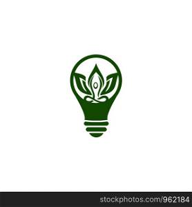 yoga lamp logo template