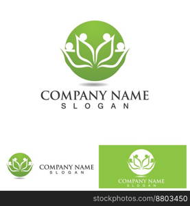 yoga logo design stock. human meditation in lotus flower vector illustration