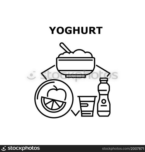 Yoghurt cream white milk. dairy splash. drop liquid. swirl drip. yoghurt vector concept black illustration. Yoghurt icons vector illustrations