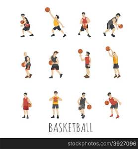 Young Basketball player , eps10 vector format