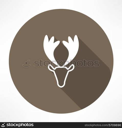 young deer icon. Flat modern style vector illustration