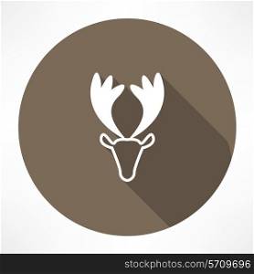young deer icon. Flat modern style vector illustration