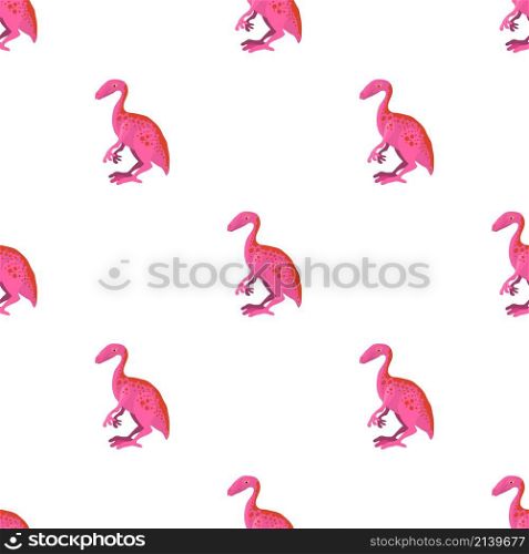 Young dinosaur pattern seamless background texture repeat wallpaper geometric vector. Young dinosaur pattern seamless vector