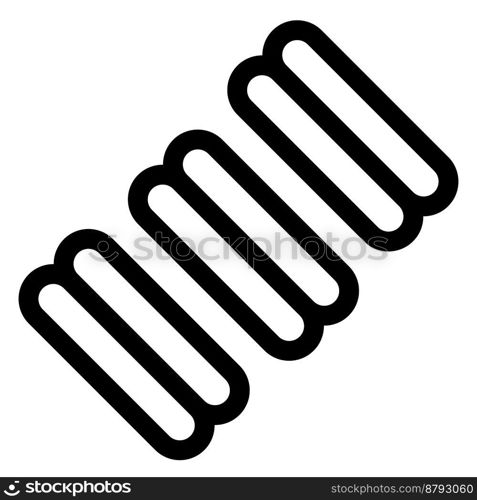 Youtiao breadstick line vector illustration