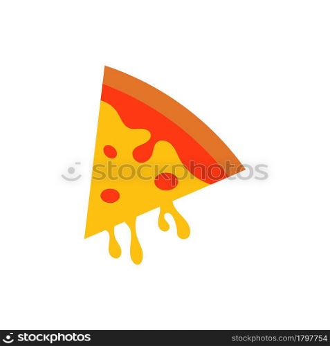 Yummy Pizza Vector icon design illustration Template