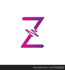 Z Letter creative logo or symbol template design