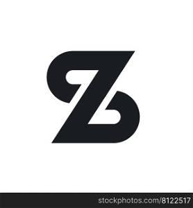 Z letter Infinity  icon vector illustration concept  design template 