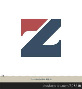 Z Letter Logo Template Illustration Design. Vector EPS 10.