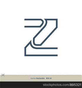 Z Letter Logo Template Illustration Design. Vector EPS 10.