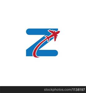 Z Letter logo TRAVEL creative concept template design