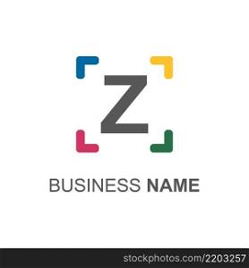 Z letter logo vector template