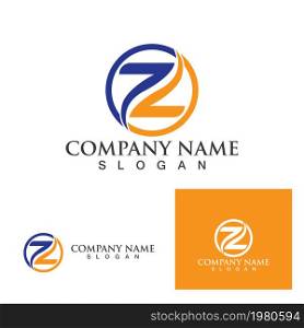 Z Logo Template vector icon illustration design