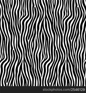 Zebra Animal Motif Vector Seamless Pattern. Awesome for classic product design, fabric, backgrounds, invitations, packaging design projects. Surface pattern design.