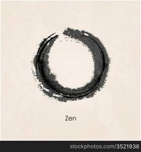 Zen calligraph