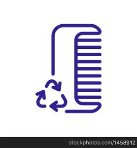 zero waste recycling icon vector. zero waste recycling sign. color symbol illustration. zero waste recycling icon vector outline illustration
