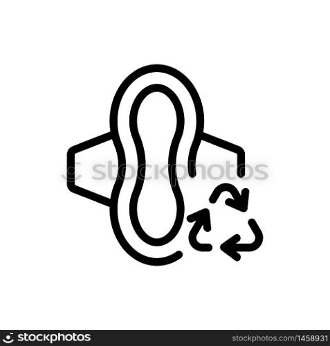 zero waste recycling icon vector. zero waste recycling sign. isolated contour symbol illustration. zero waste recycling icon vector outline illustration