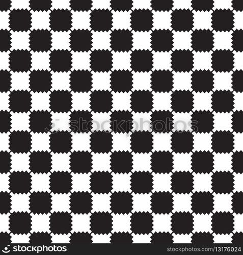 Zig zag check pattern vector background. Seamless pattern background.
