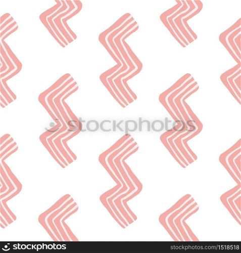 Zigzag doodle pattern isolated on white background. Handmade drawing vector illustration. Modern line art wallpaper. Decorative backdrop for fabric design, textile print, wrapping, cover.. Zigzag doodle pattern isolated on white background. Handmade drawing vector illustration. Modern line art wallpaper.