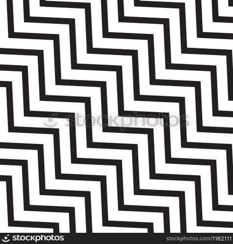 Zigzag pattern background vector illustration