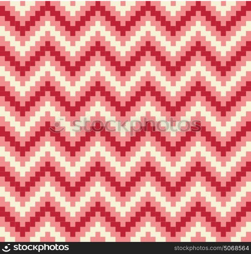 Zigzag seamless pixel pattern